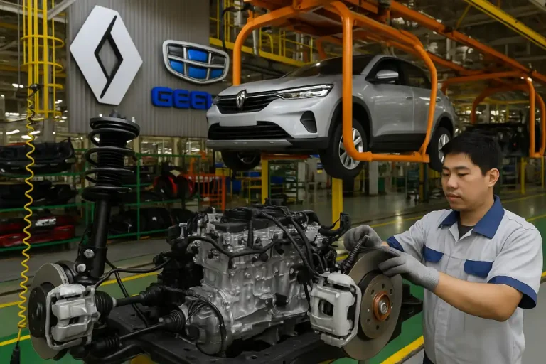 Fusión automotriz entre Renault y Geely quiere atraer a proveedores de autopartes chinos a Brasil