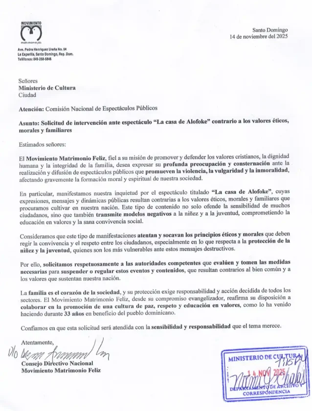 La casa de Alofoke: piden intervención por contenido vulgar matrimonio feliz
