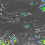 Vaguada causa aguaceros y ráfagas hoy en varias provincias