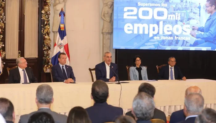 Récord histórico de 200,134 empleos en zonas francas RD