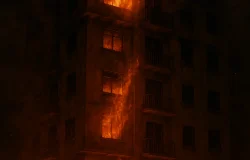 Sube a 12 cifra de muertes por incendio en edificio residencial en sur de China