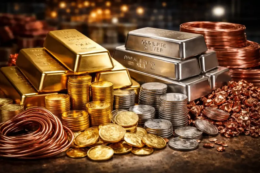 Oro, plata y cobre alcanzan máximos históricos por la incertidumbre Oro, plata y cobre alcanzan máximos históricos por la incertidumbre