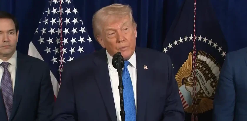 Trump afirma que EEUU "administrará" Venezuela tras captura de Maduro