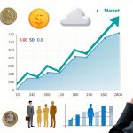 Persona evaluando portafolio con benchmarks financieros.