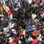 Marcha por justicia en Los Mina por muerte de Naurel Medina