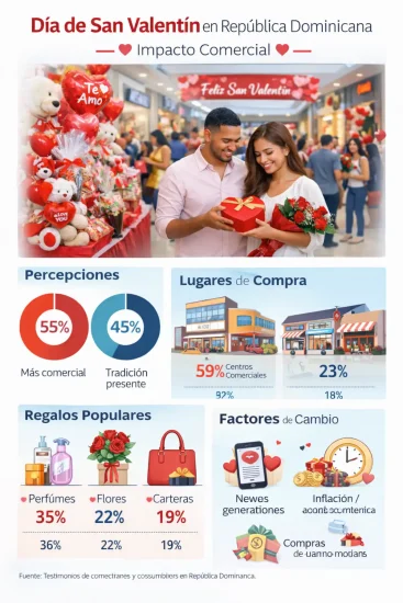 San Valentín impulsa ventas pese a percepciones divididas