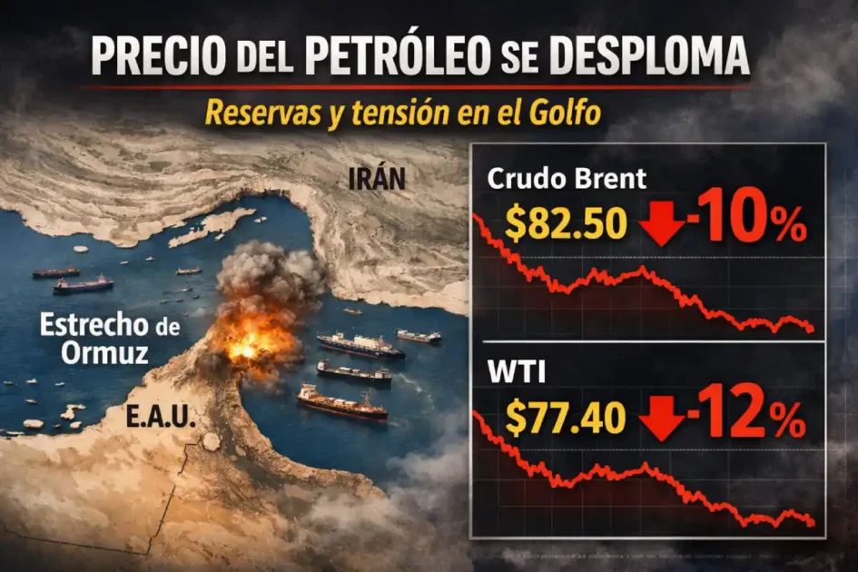 El petróleo cae, pero la tensión en Ormuz mantiene en alerta a los mercados