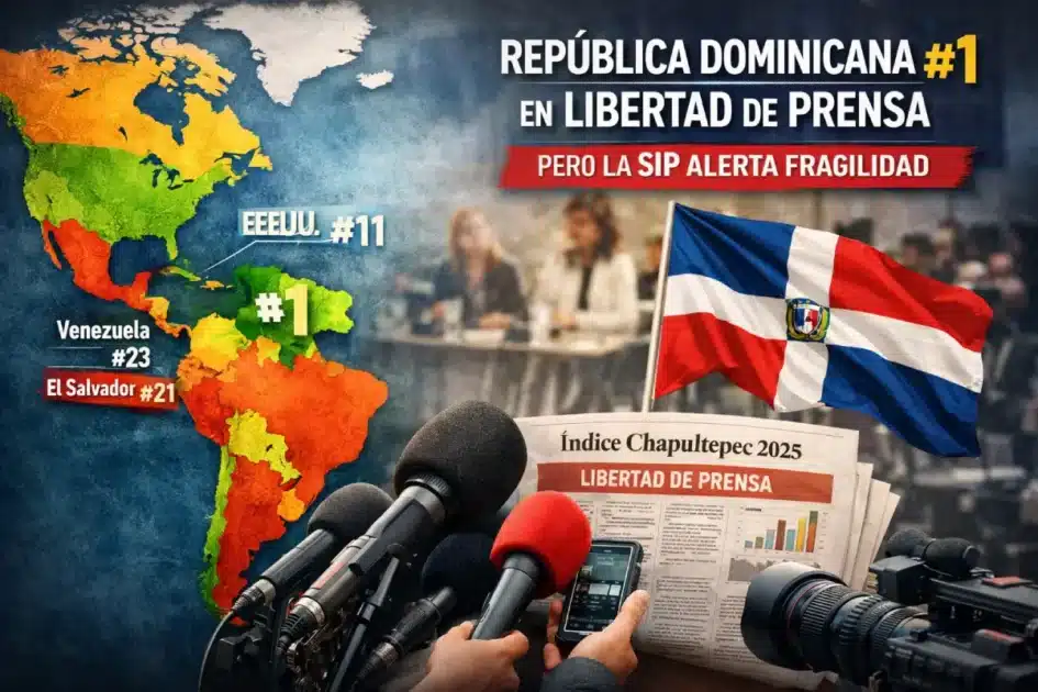 República Dominicana lidera el Índice Chapultepec 2025 de libertad de prensa