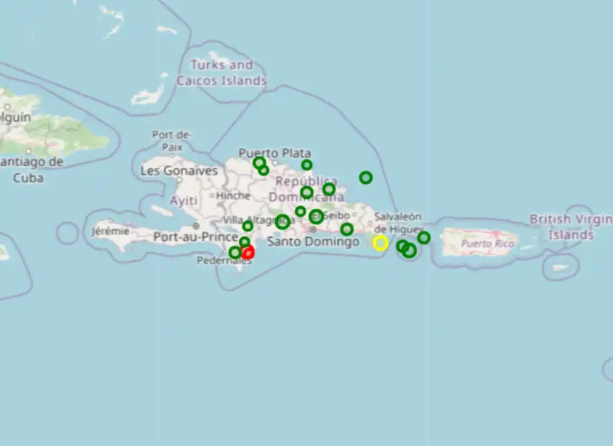 Sismos en República Dominicana ayer: reportan cinco en 24 horas