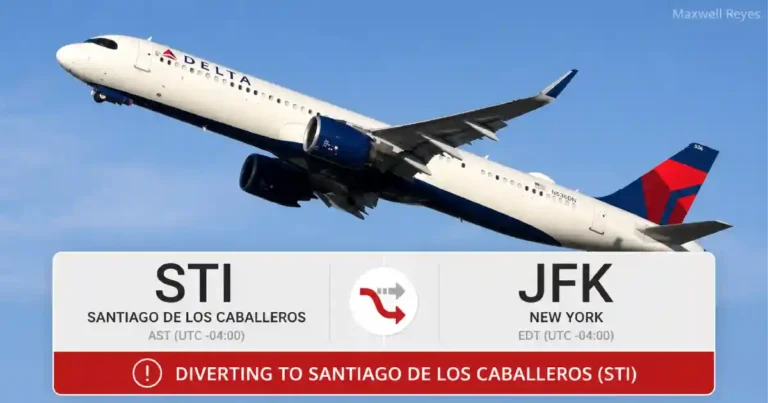 Delta 1822 regresa emergencia: 13 afectados en Cibao