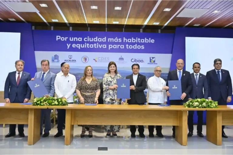 Santiago Ciudad Viva 2035: Raquel Peña firma pacto urbano Santiago Ciudad Viva 2035: Raquel Peña firma pacto urbano