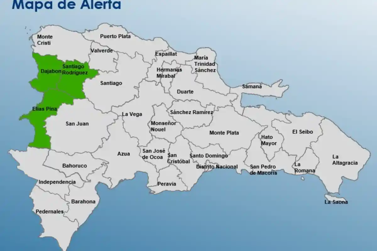 COE mantiene 3 provincias en alerta verde por lluvias COE mantiene 3 provincias en alerta verde por lluvias