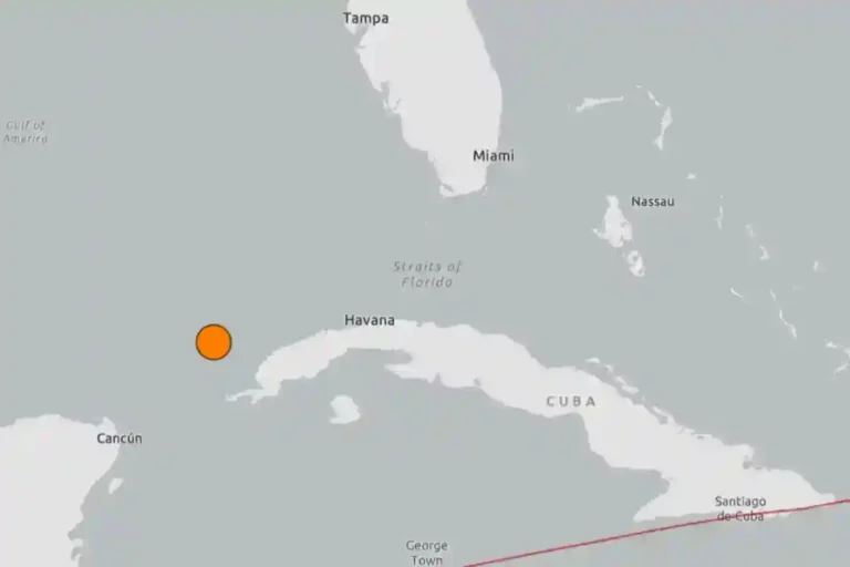 Sismo 6,1 frente a Cuba se siente hasta Florida Sismo 6,1 frente a Cuba se siente hasta Florida