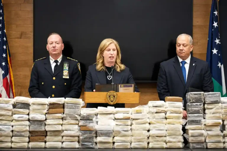 Incautación de cocaína en Nueva York: récord del NYPD Incautación de cocaína en Nueva York: récord del NYPD