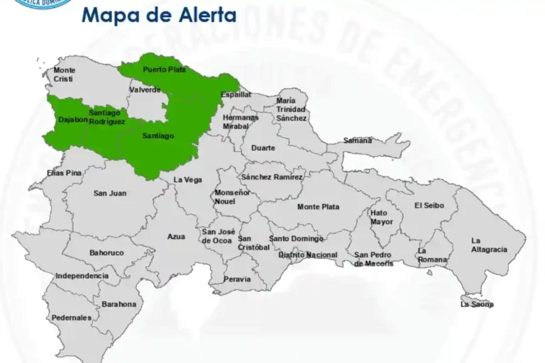 COE pone cuatro provincias en alerta verde por lluvias COE pone cuatro provincias en alerta verde por lluvias