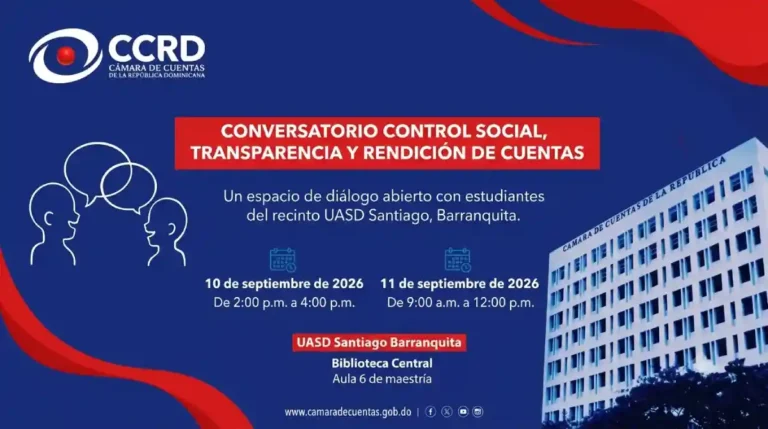 Cámara de Cuentas realizará conversatorio en Santiago