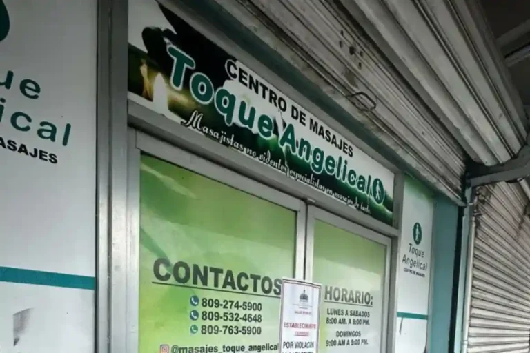 Salud Pública cierra centro de masajes sin licencia