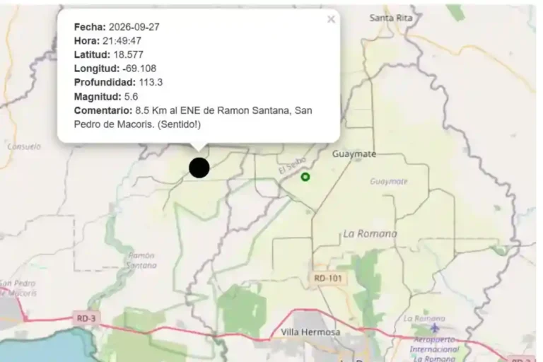 Epicentro de los sismos en RD: dónde tembló ayer Epicentro de los sismos en RD: dónde tembló ayer