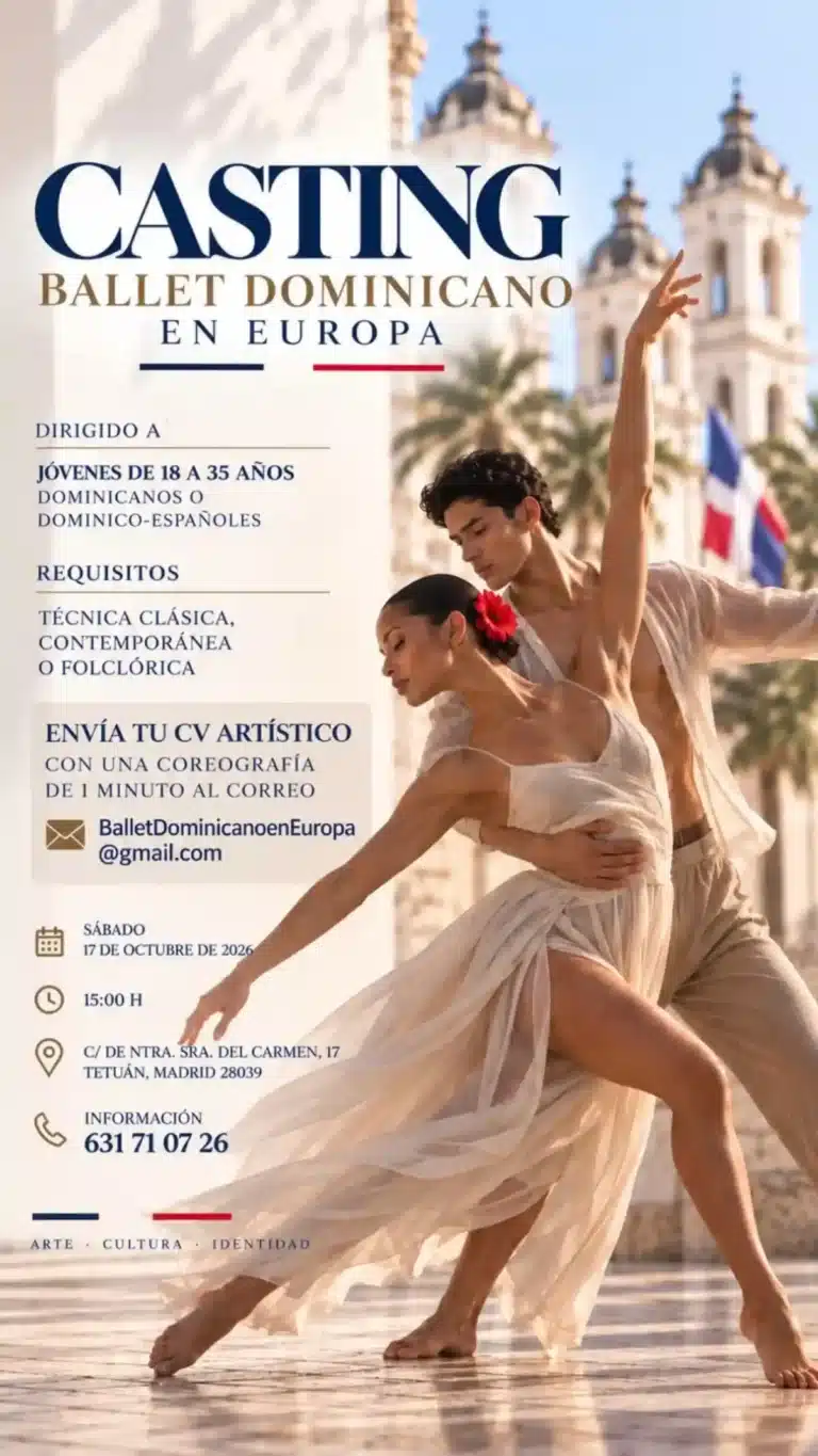Ballet Dominicano convoca audición en Madrid el 17 de octubre Ballet Dominicano convoca audición en Madrid el 17 de octubre