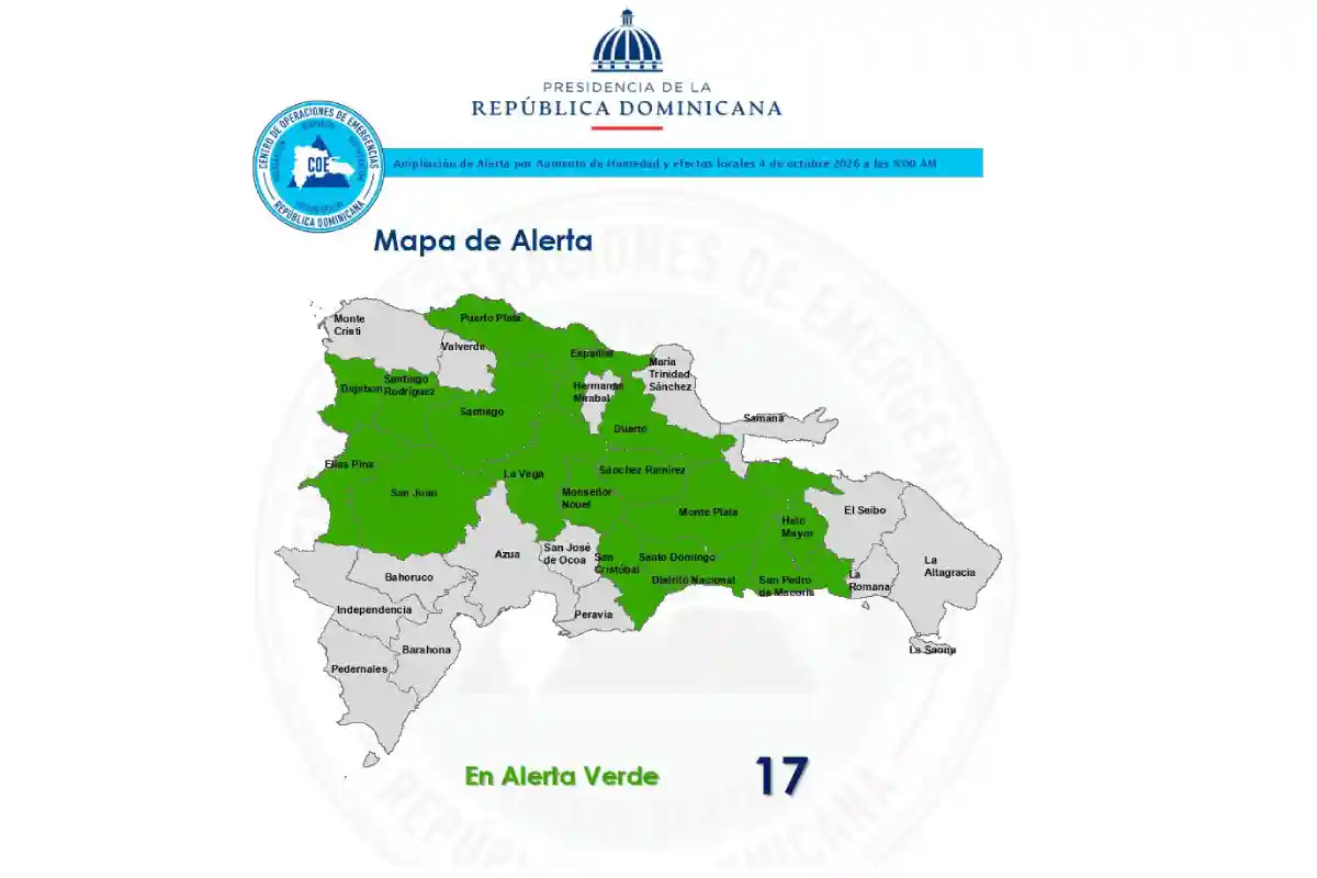COE mantiene alerta verde en Santiago por vaguada COE mantiene alerta verde en Santiago por vaguada